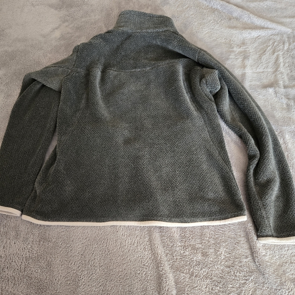 Patagonia Grey Snap Up Sweater
